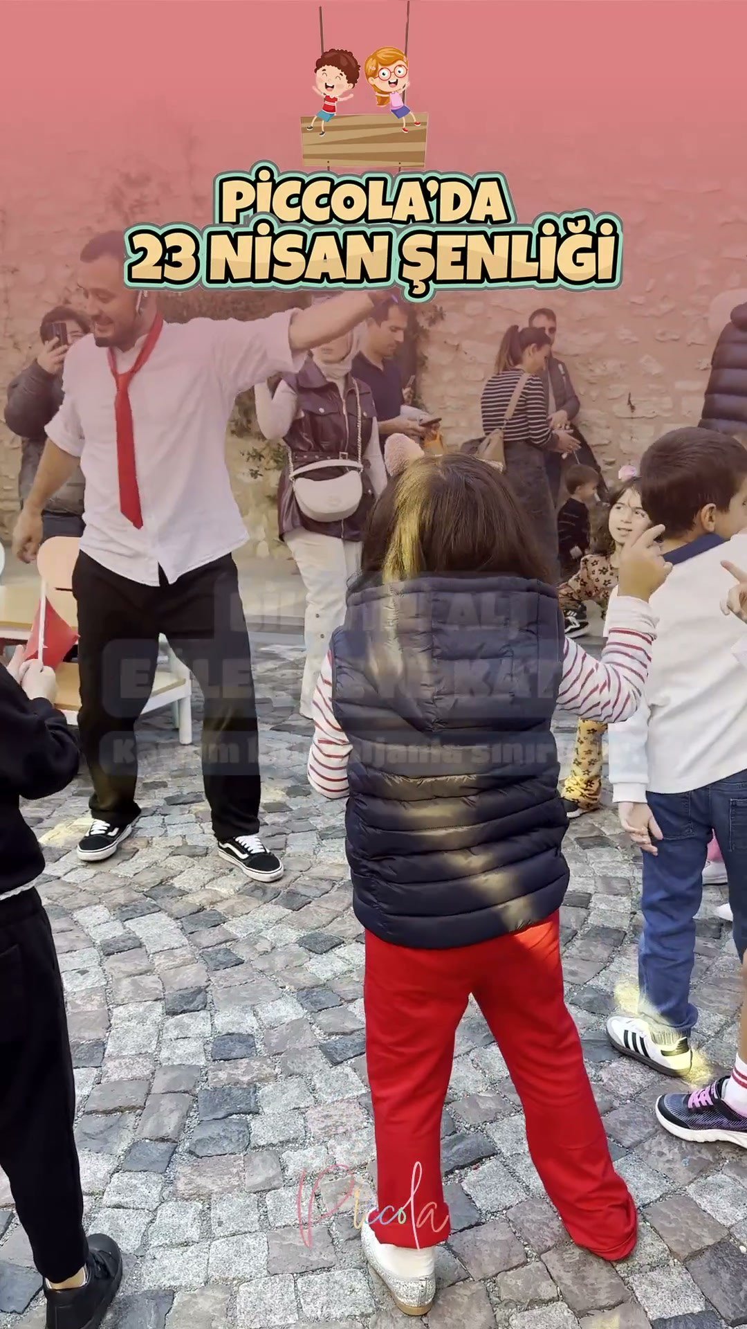 Piccola 23 Nisan şenliği duyurusu — ilk karesi